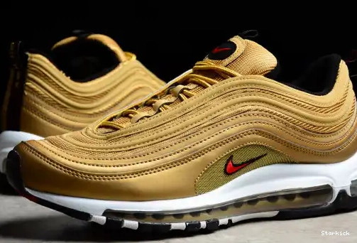 QS AIR METALLIC MAX 97 NIKE OG 884421-700 GOLD 0526